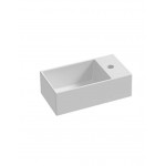 Pastatomas praustuvas Elegance Squared 400x220 su anga maišytuvui